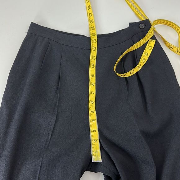 Pendleton Dress Pants Womens Size 10 Black Side Zip High Waisted made in USA - Picture 8 of 11